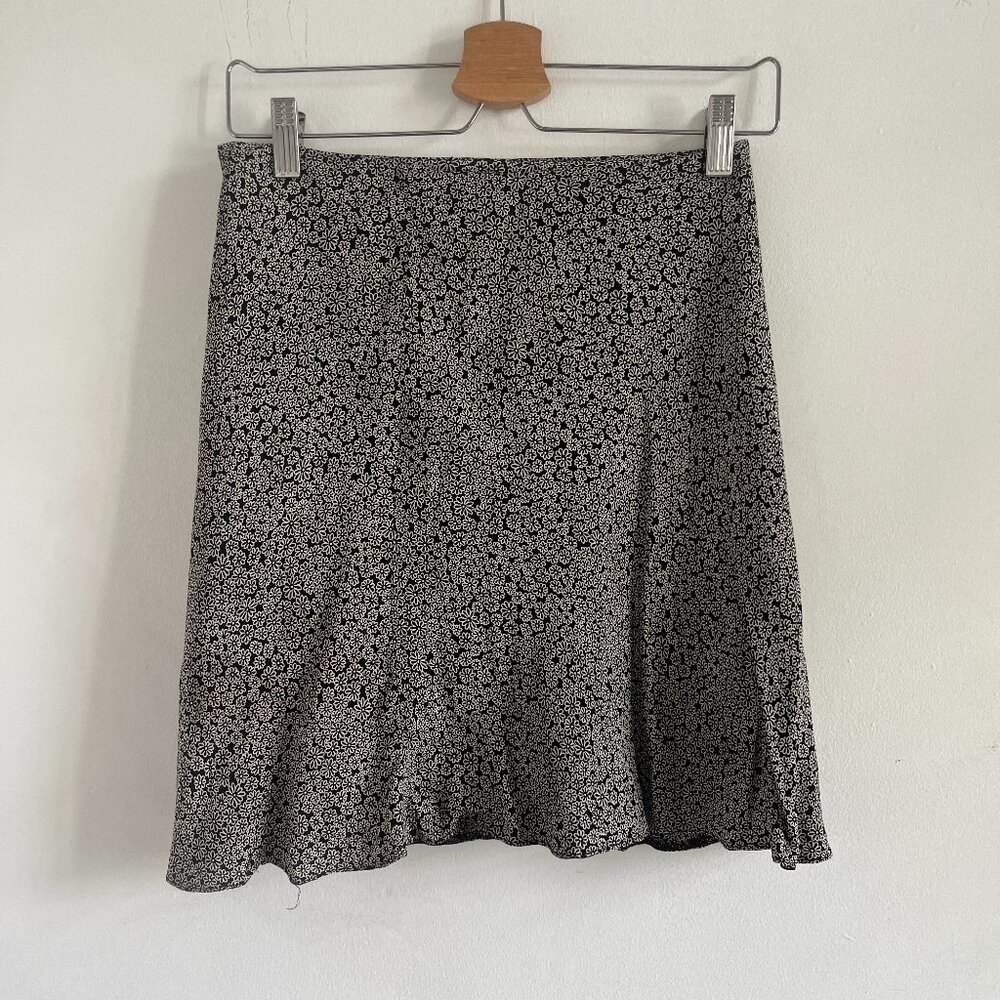 Retro Flower Mini Skirt
